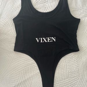 Black one piece thong- never used.Size L